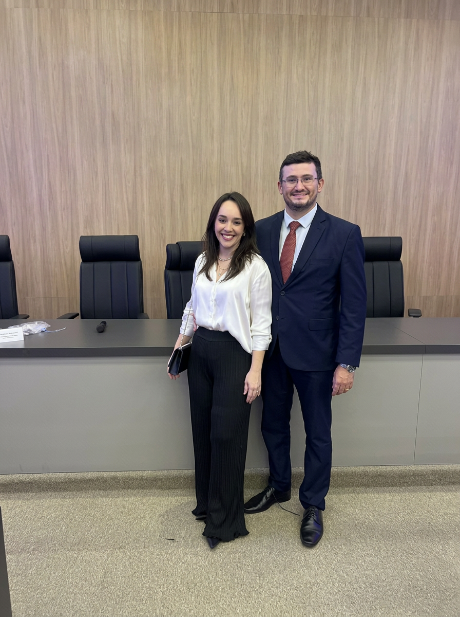 Advogados Ramon Lima e Ana Paula Camboim, mentores do TCDC SEG